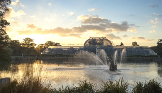 Fountain outside Kew